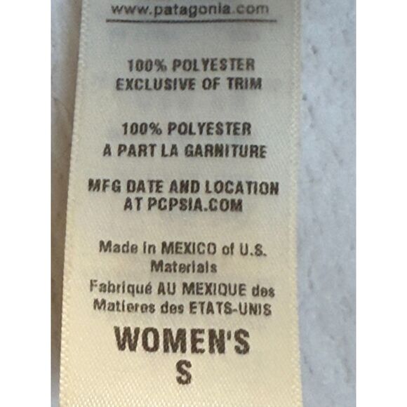 Patagonia Women's Size S White Cream Re-Tool Snap-T Fleece Pullover Jacket EUC - Picture 8 of 8